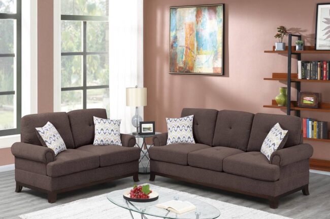 F8838<DIV> 2-Pcs Sofa Set