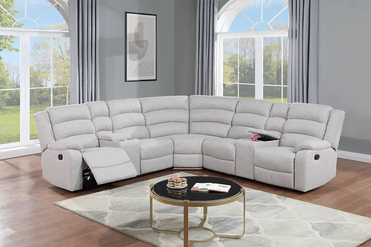 F8110 3-Piece Reclining Sectional Set