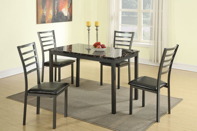 F2368<DIV> 5-Pcs Dining Set