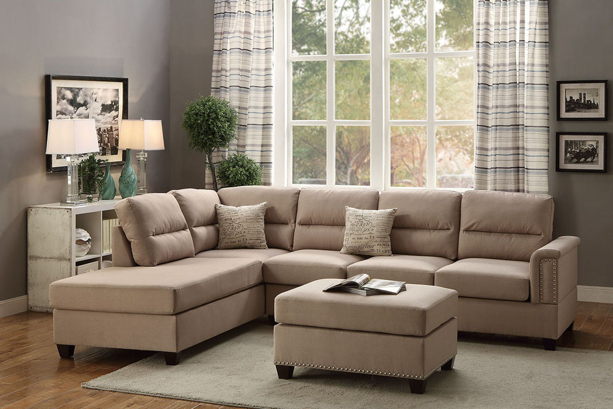 F7614 3-Pcs Sectional