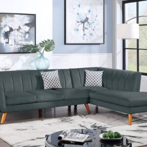 F8867<DIV> 2-Piece Sectional Set W/ 2 Accent Pillows