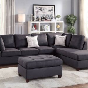 F6423<DIV> 3-Piece Sectional Set W/ Ottoman