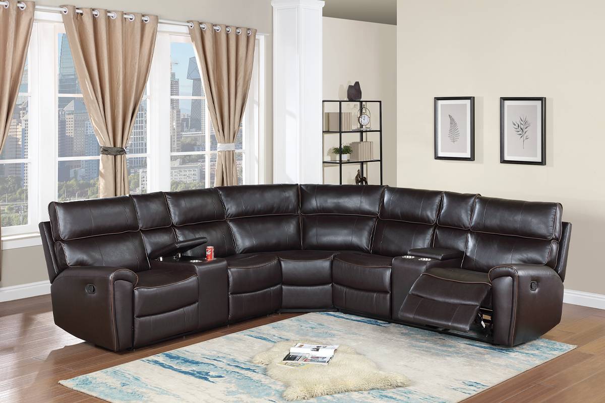 F8120 3-Piece Reclining Sectional Set