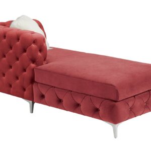 F8963<DIV> RAF CHAISE/ RED VELVET