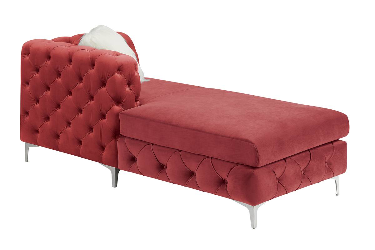 F8963 RAF CHAISE/ RED VELVET