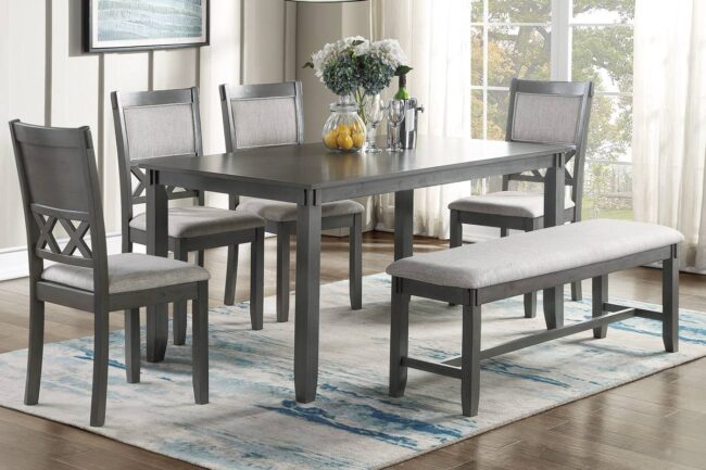 F2610<DIV> 6-Pcs Dining Set