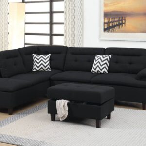 F6588<DIV> 3-Piece Sectional Set W/ Ottoman