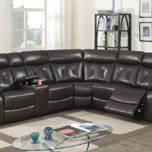 F86624<DIV> 3-PC POWER RECLINING SECTIONAL