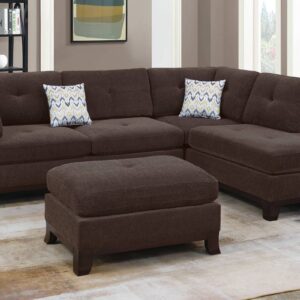 F6477<DIV> 3-Piece Sectional Set W/ Ottoman