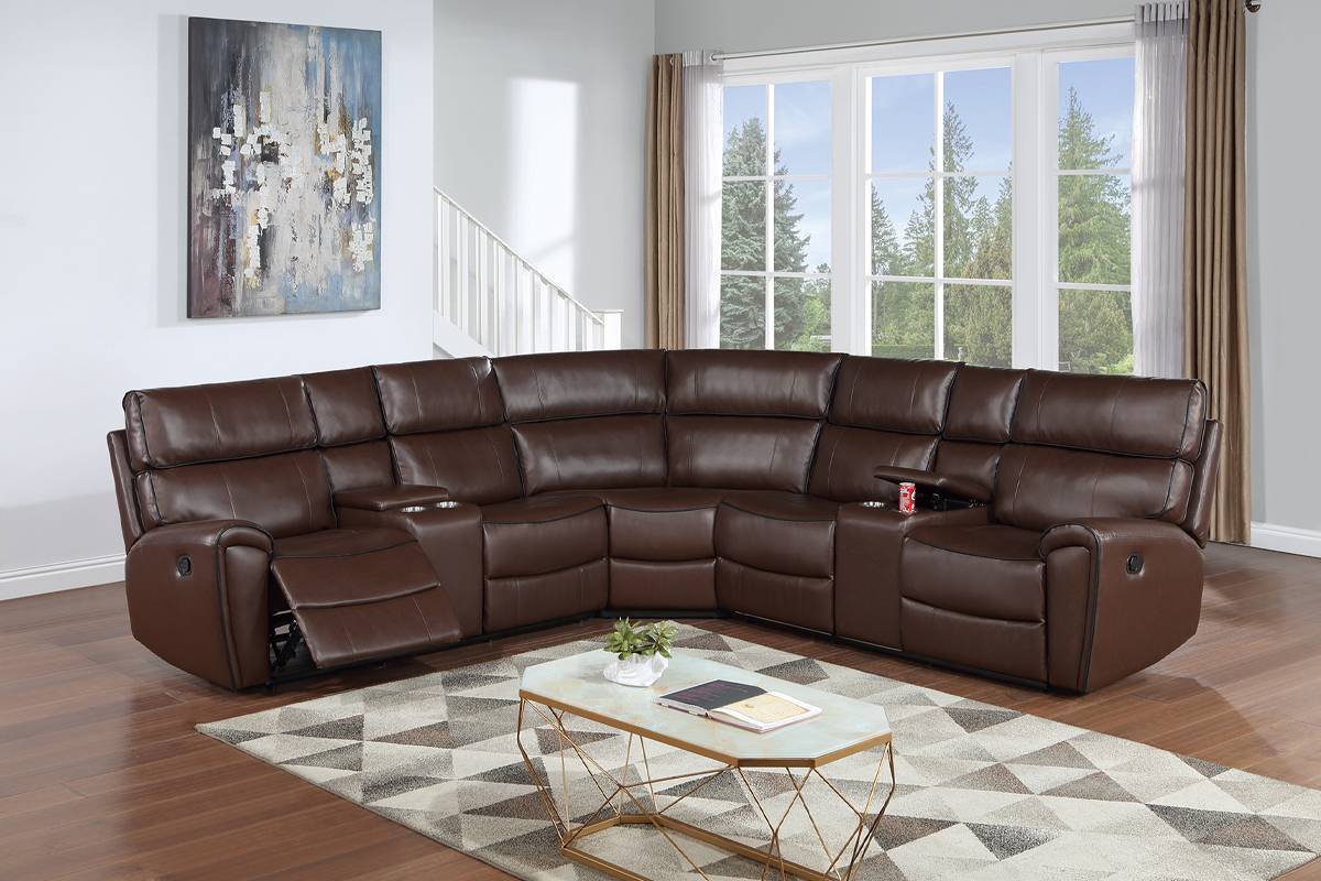 F8130 3-Piece Reclining Sectional Set